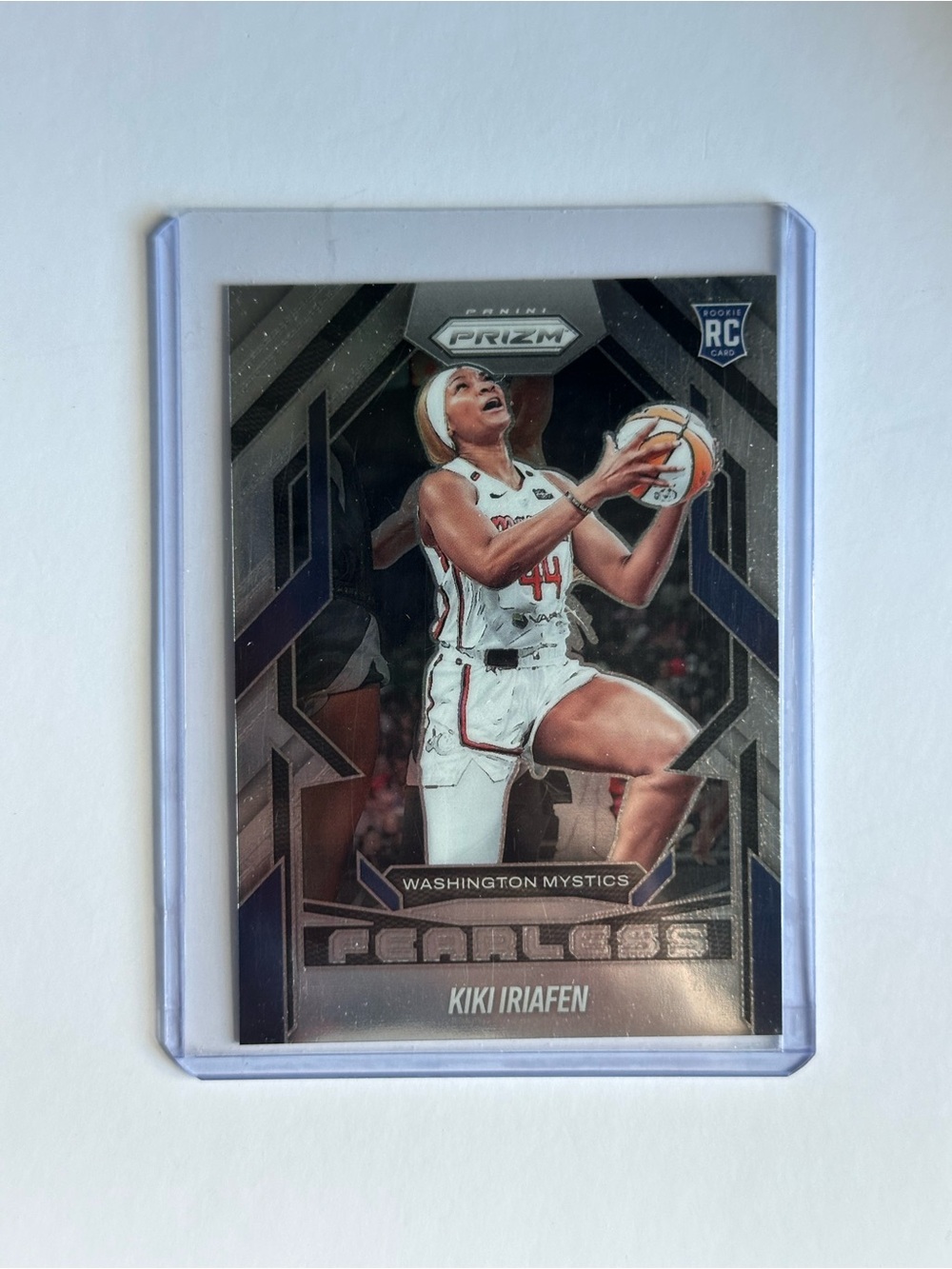 Panini Prizm Kiki Iriafen Basketball Card - White/Black